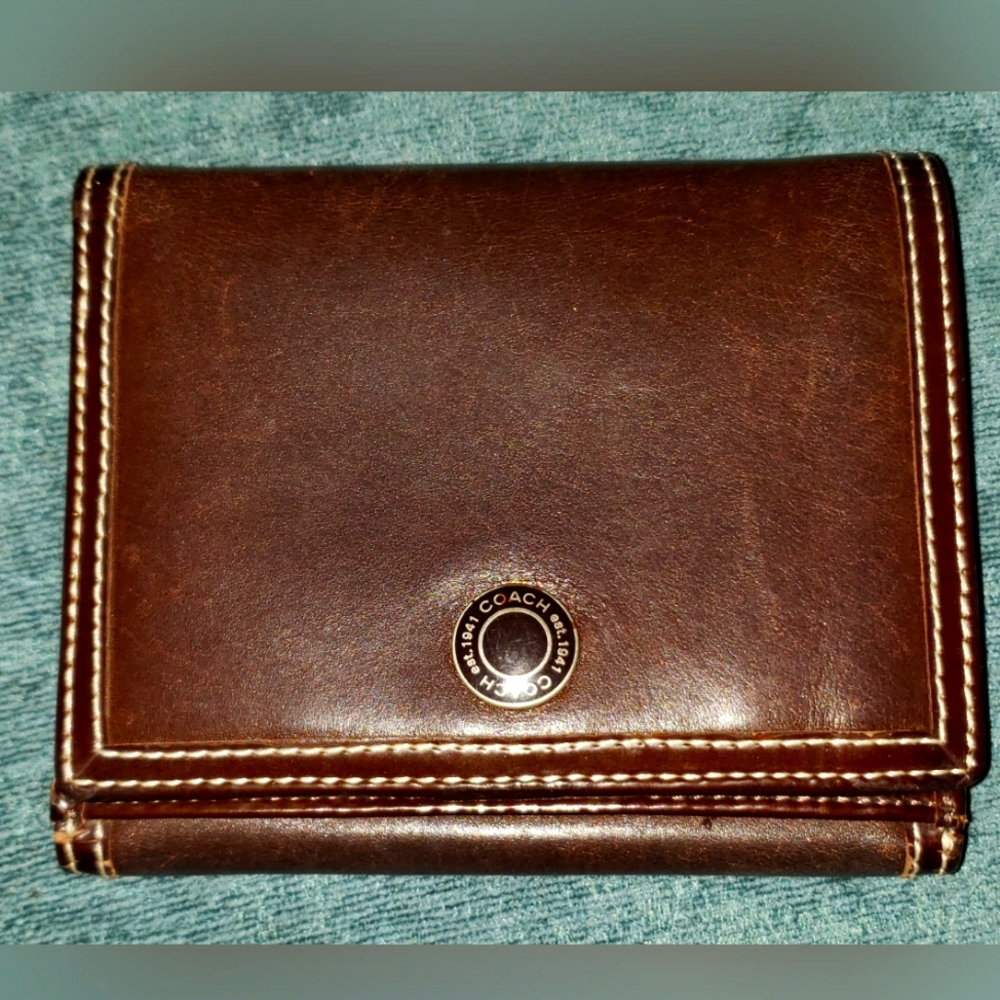 Coach Brown Leather Wallet